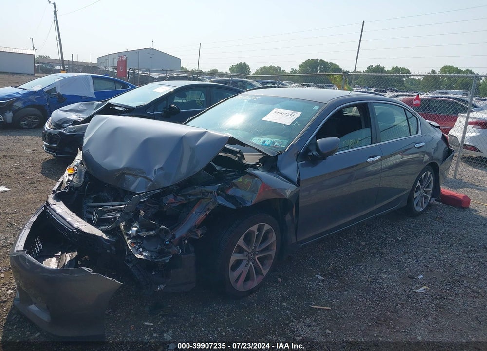 2014 HONDA ACCORD SPORT VIN: 1HGCR2F55EA078908