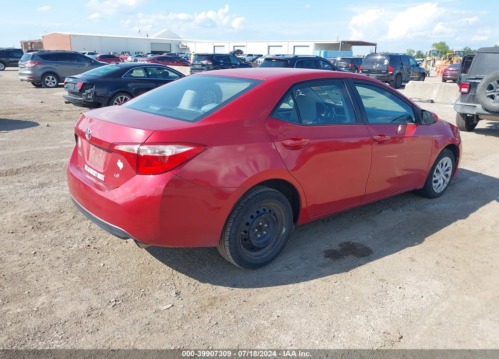 2017 TOYOTA COROLLA LE VIN: 5YFBURHE8HP645336