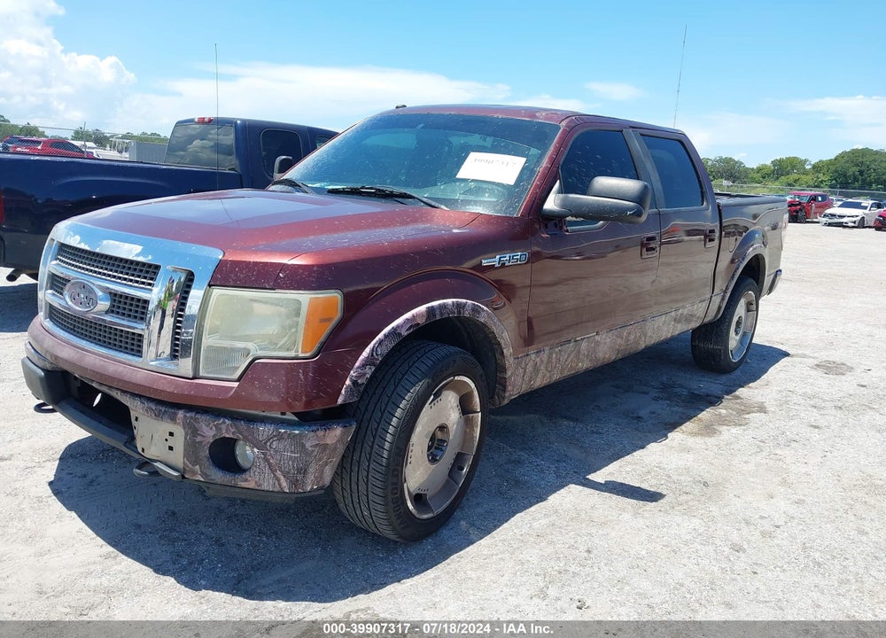 2009 FORD F-150 LARIAT VIN: 1FTPW14V19FA01404