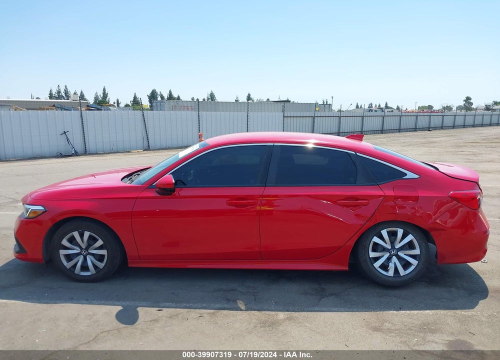 2022 HONDA CIVIC LX VIN: 2HGFE2F27NH526890