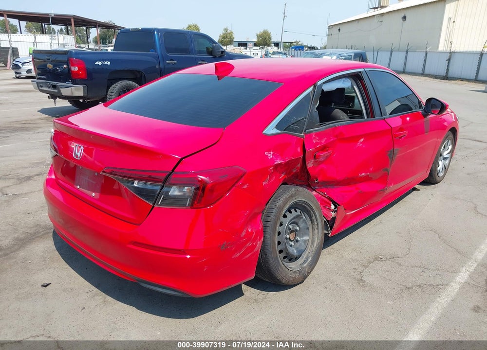 2022 HONDA CIVIC LX VIN: 2HGFE2F27NH526890