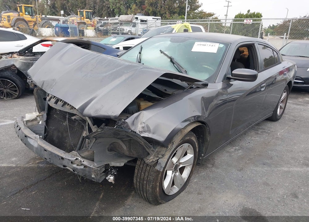2013 DODGE CHARGER SE VIN: 2C3CDXBG5DH726575