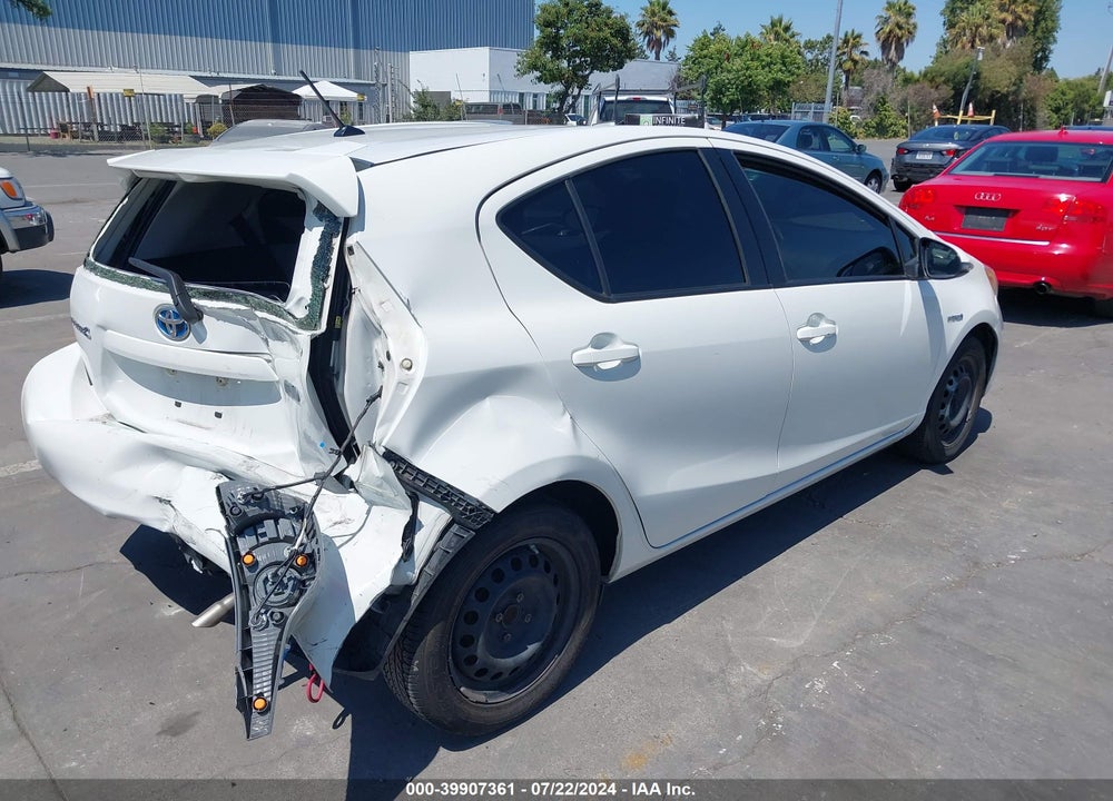 2014 TOYOTA PRIUS C ONE VIN: JTDKDTB34E1574429