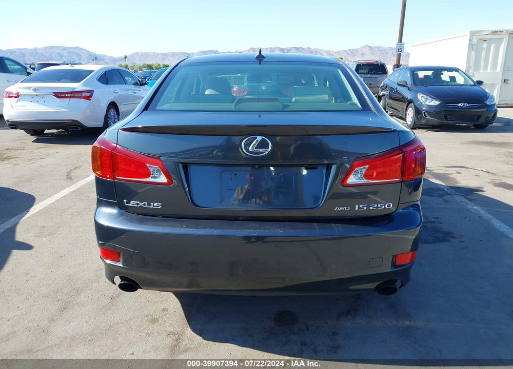 2009 LEXUS IS 250 VIN: JTHCK262195031848
