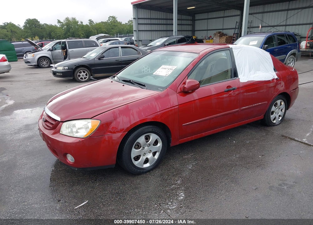 2005 KIA SPECTRA EX/LX/SX VIN: KNAFE121355188639