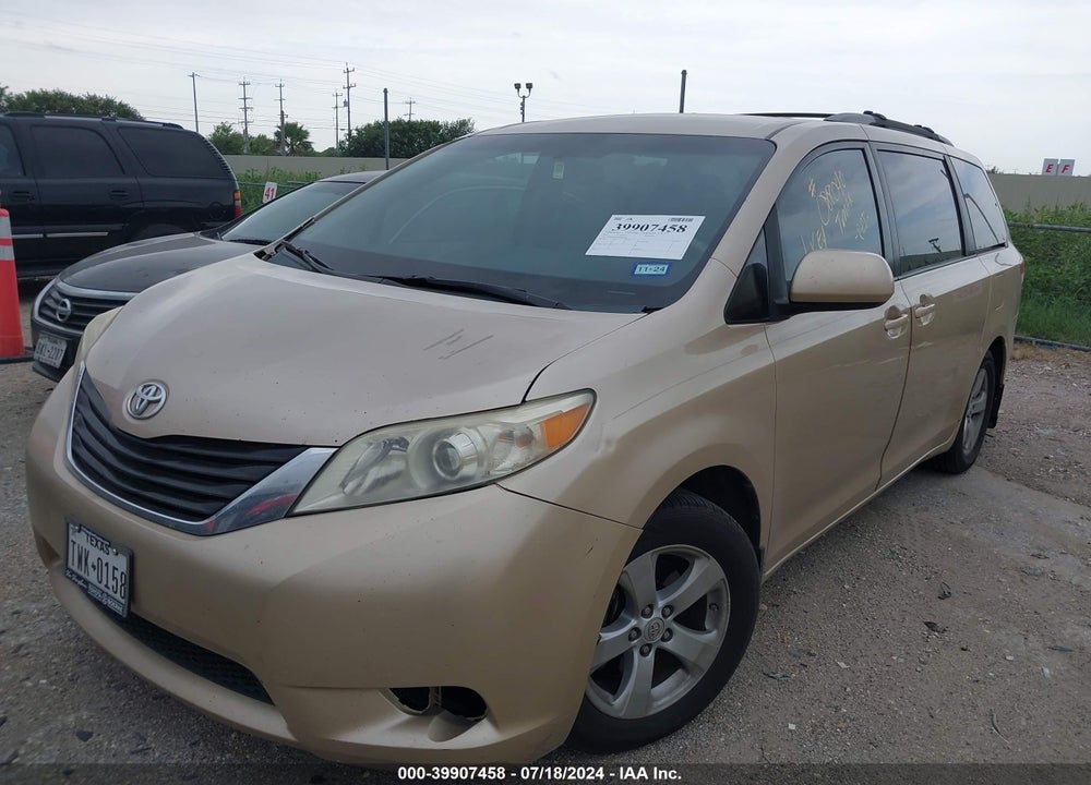 2011 TOYOTA SIENNA LE V6 VIN: 5TDKK3DC9BS088040