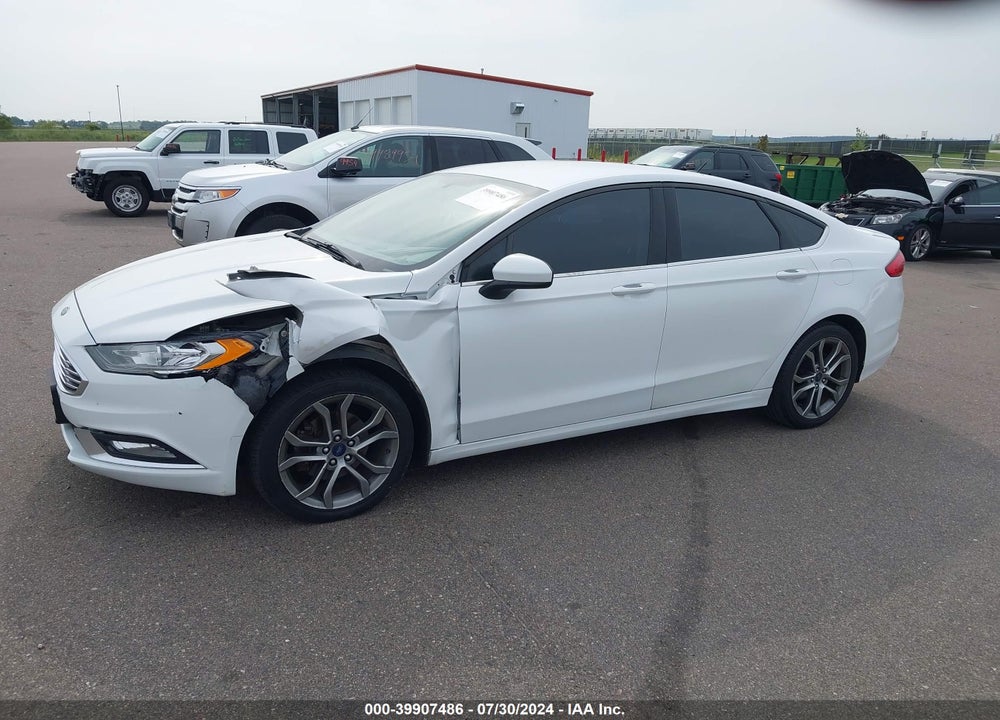 2017 FORD FUSION SE VIN: 3FA6P0H93HR145155