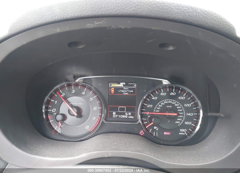 2019 SUBARU WRX VIN: JF1VA1A6XK9830906
