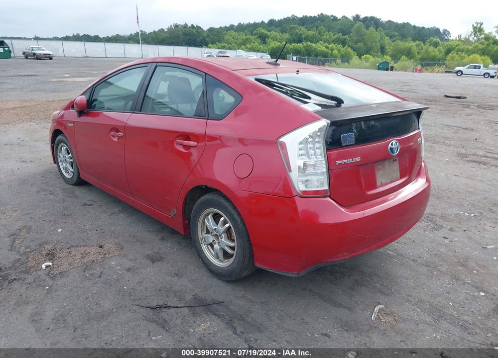 2010 TOYOTA PRIUS II VIN: JTDKN3DUXA0120740