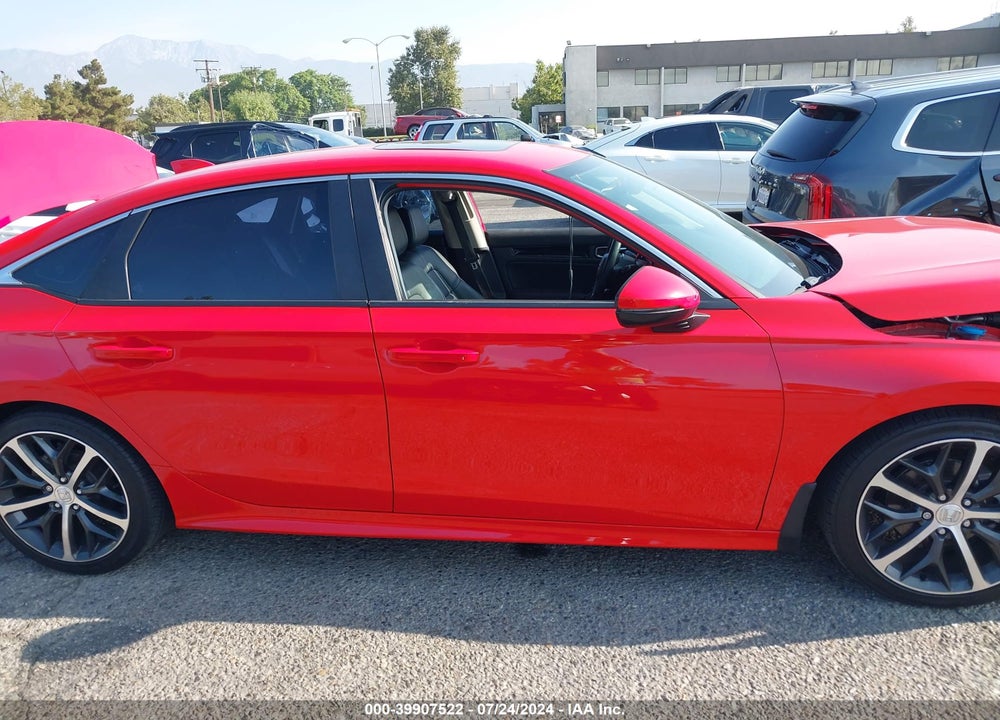2022 HONDA CIVIC TOURING VIN: 2HGFE1F96NH316451