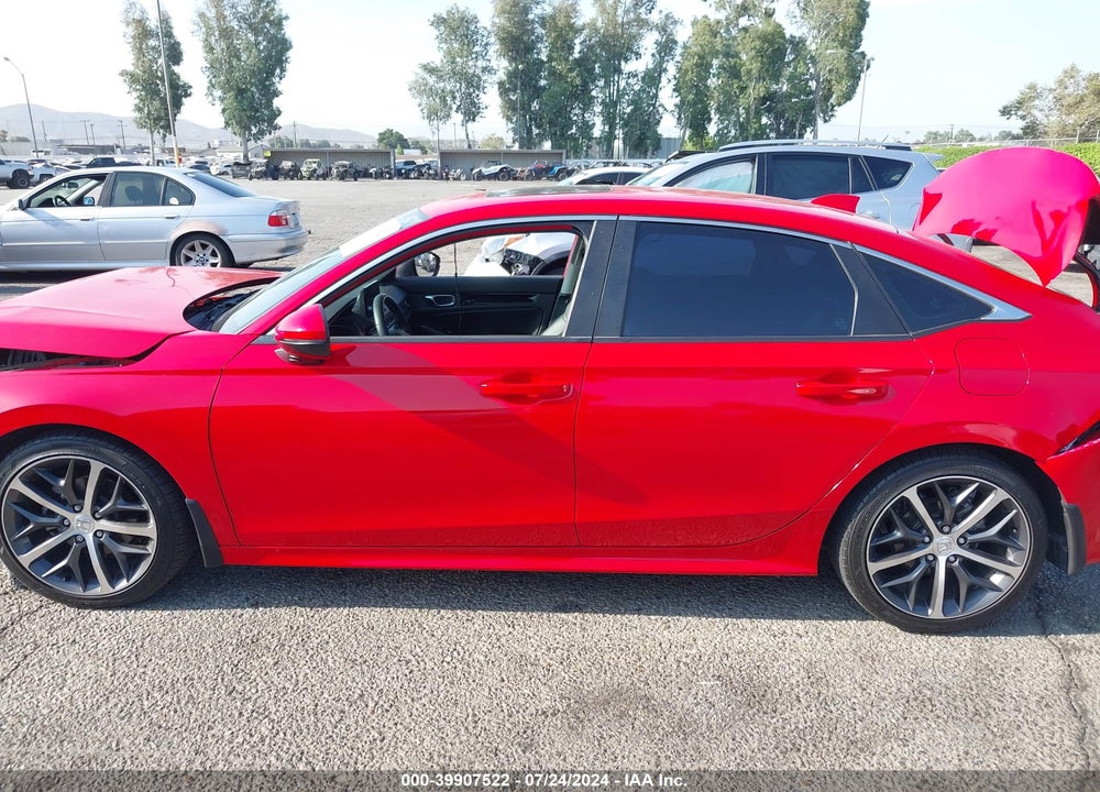 2022 HONDA CIVIC TOURING VIN: 2HGFE1F96NH316451