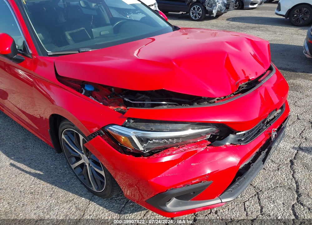 2022 HONDA CIVIC TOURING VIN: 2HGFE1F96NH316451