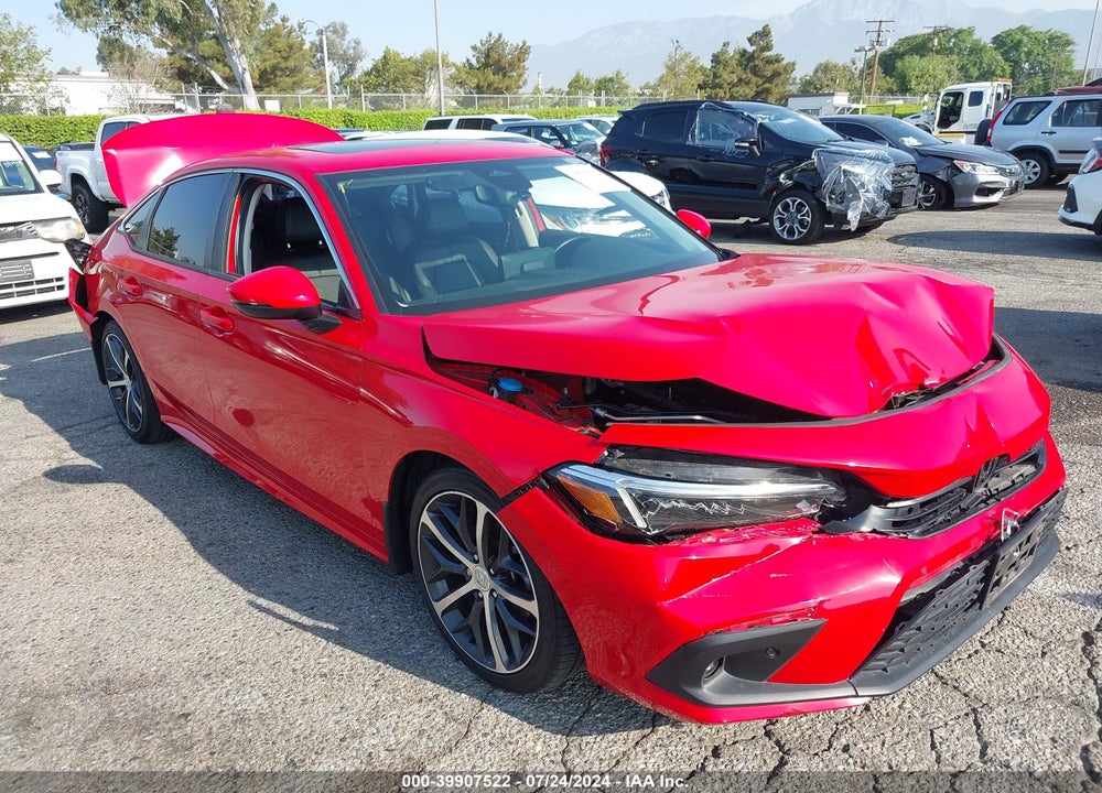2022 HONDA CIVIC TOURING VIN: 2HGFE1F96NH316451