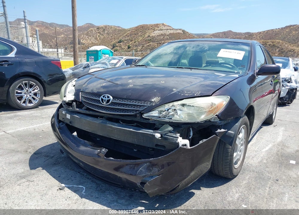 2002 TOYOTA CAMRY LE VIN: JTDBE32K020026479