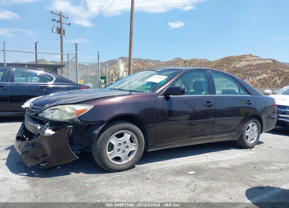 2002 TOYOTA CAMRY LE VIN: JTDBE32K020026479