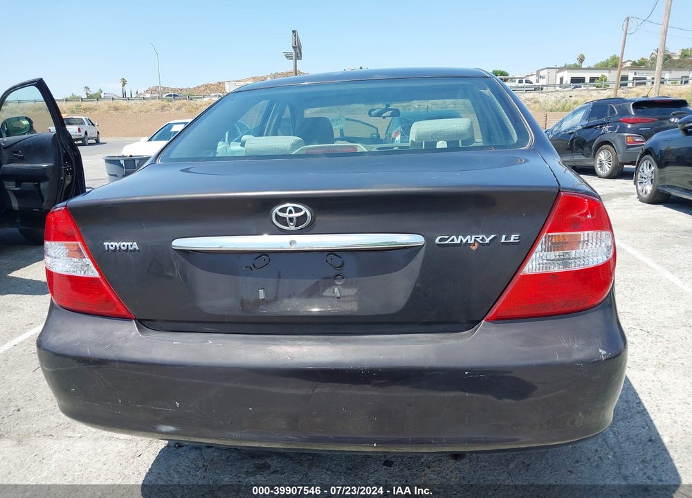 2002 TOYOTA CAMRY LE VIN: JTDBE32K020026479