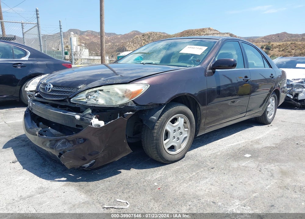2002 TOYOTA CAMRY LE VIN: JTDBE32K020026479