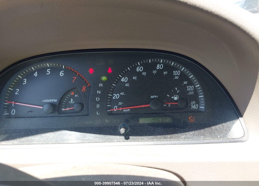 2002 TOYOTA CAMRY LE VIN: JTDBE32K020026479
