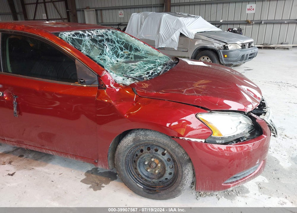 2015 NISSAN SENTRA SV VIN: 3N1AB7AP6FL687115