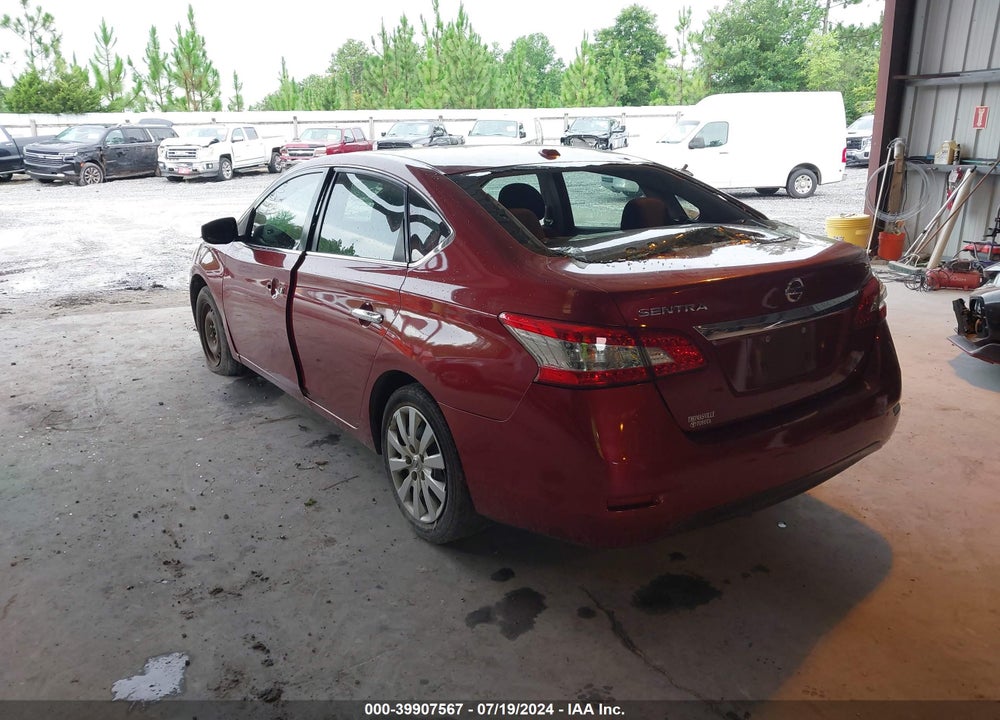 2015 NISSAN SENTRA SV VIN: 3N1AB7AP6FL687115