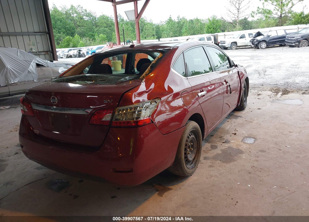 2015 NISSAN SENTRA SV VIN: 3N1AB7AP6FL687115