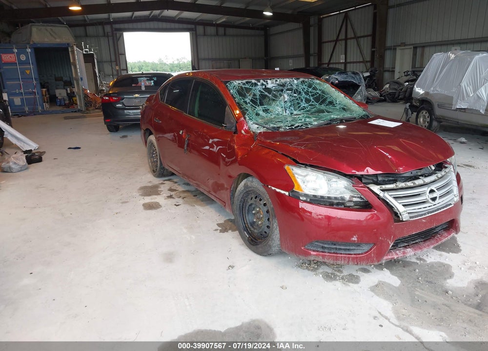 2015 NISSAN SENTRA SV VIN: 3N1AB7AP6FL687115