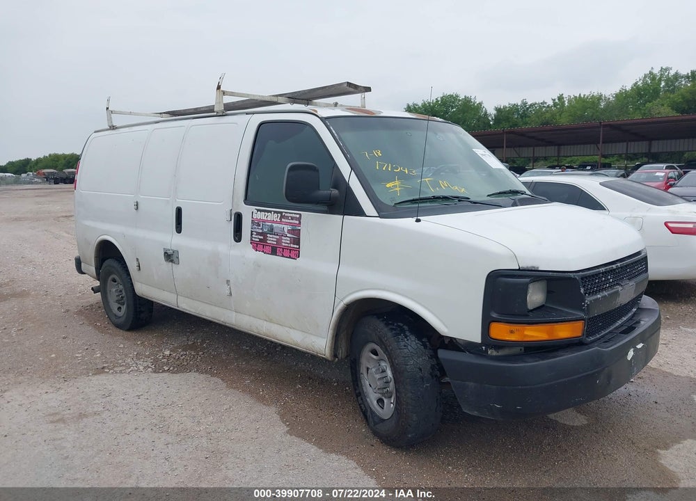 2011 CHEVROLET EXPRESS 2500 WORK VAN VIN: 1GCWGFCA9B1171243