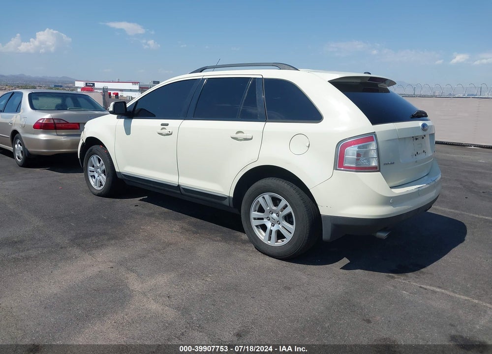 2007 FORD EDGE SEL VIN: 2FMDK38C87BB32374