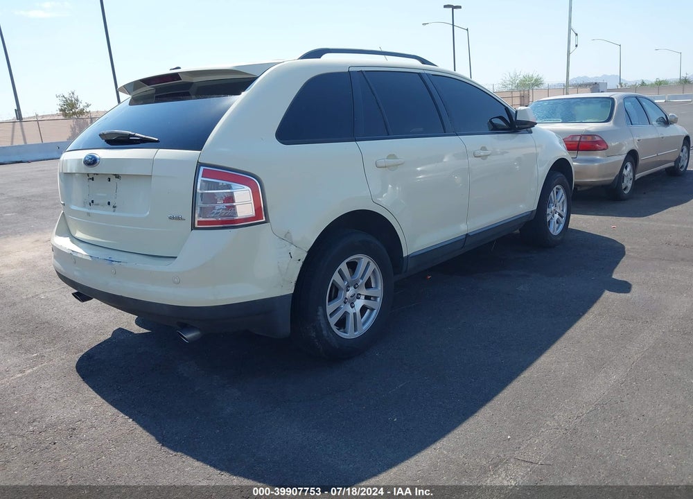 2007 FORD EDGE SEL VIN: 2FMDK38C87BB32374