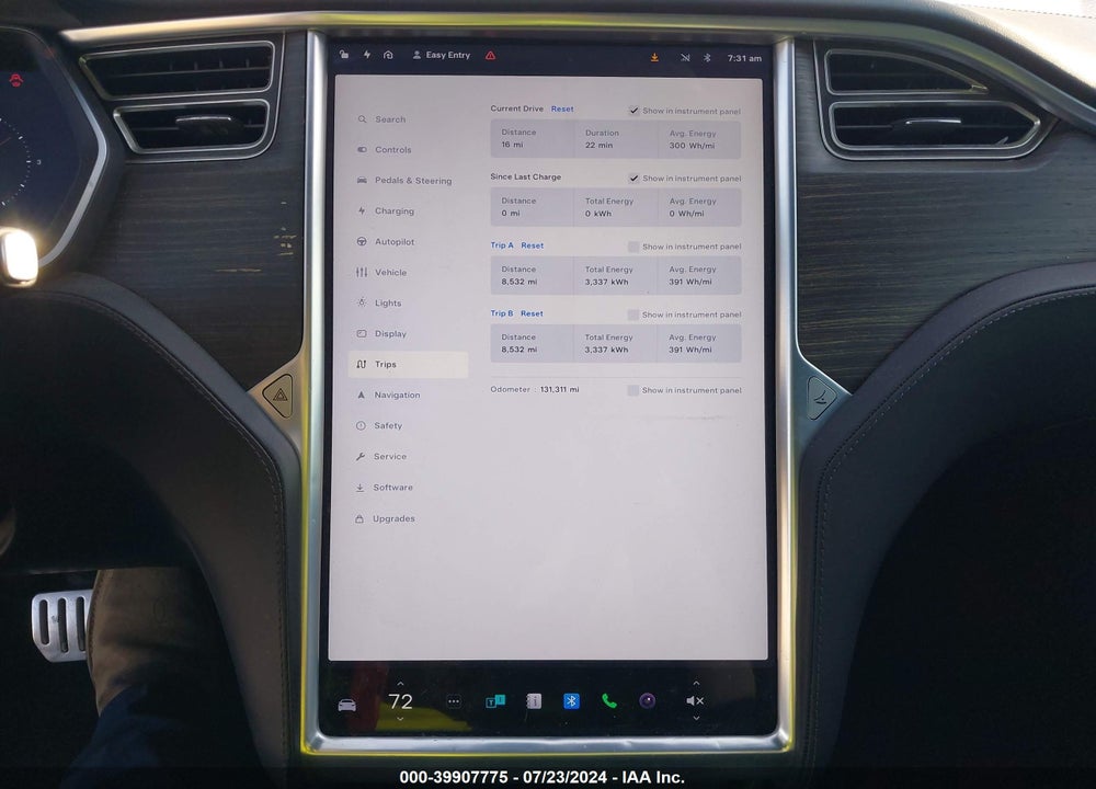 2016 TESLA MODEL S 90D/P100D/P85D/P90D VIN: 5YJSA1E4XGF154184