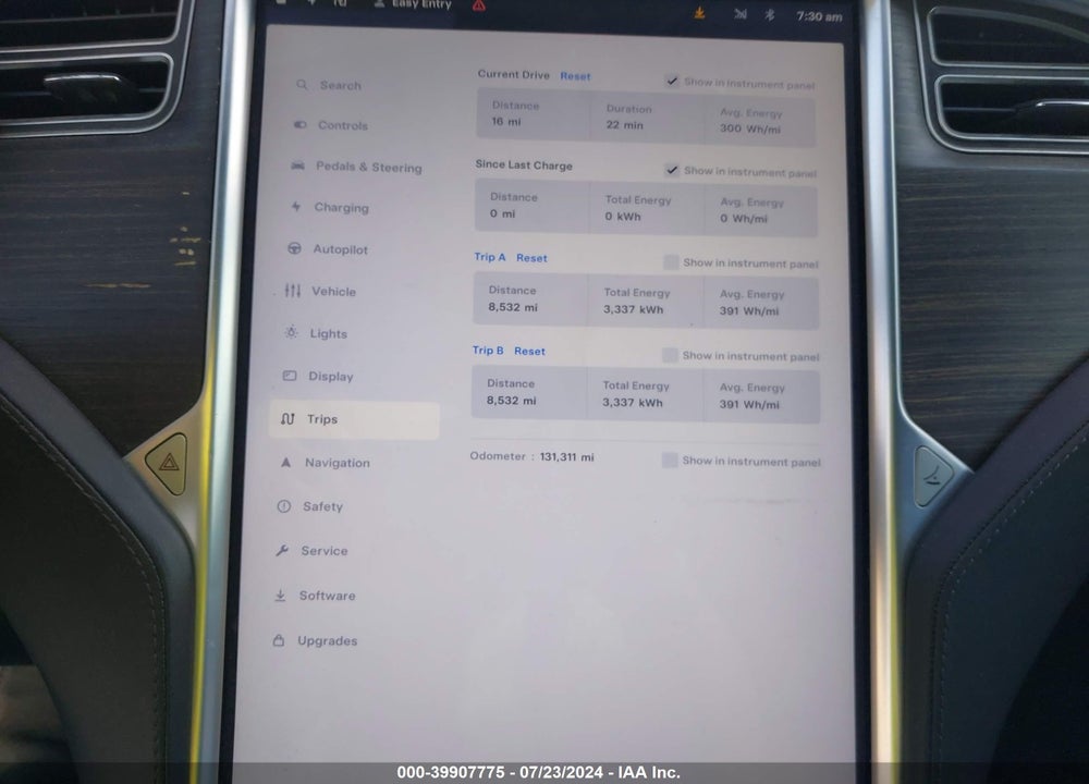 2016 TESLA MODEL S 90D/P100D/P85D/P90D VIN: 5YJSA1E4XGF154184