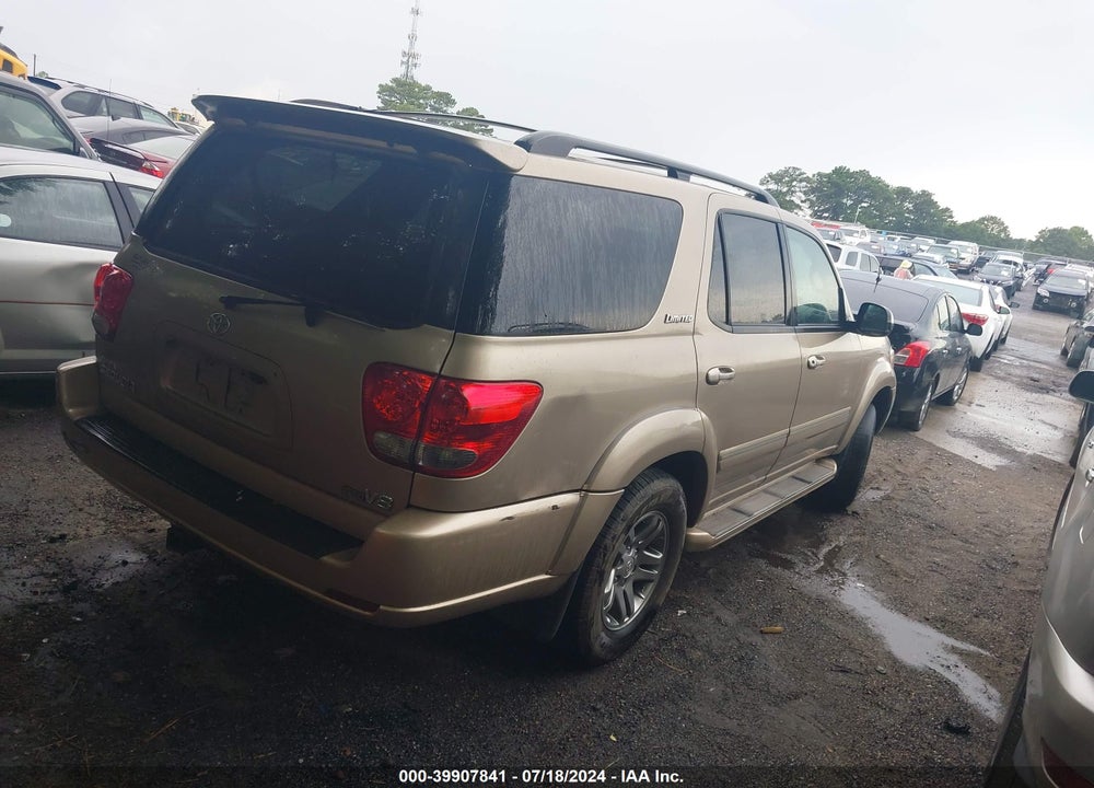 2007 TOYOTA SEQUOIA LIMITED V8 VIN: 5TDZT38A47S291235