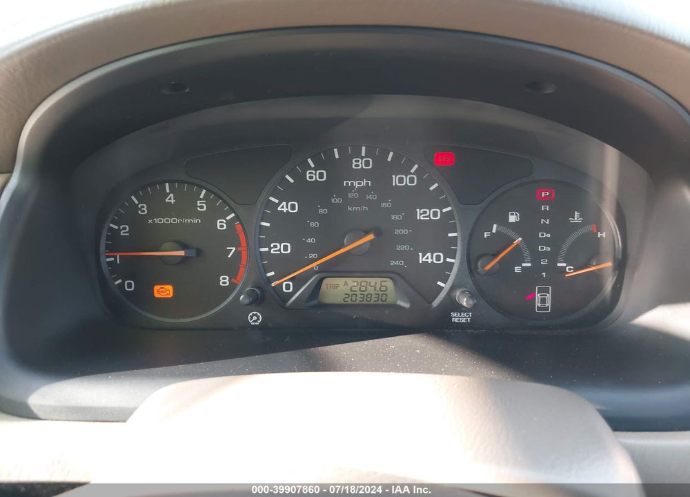 2000 HONDA ACCORD 2.3 EX VIN: 1HGCG5664YA157958