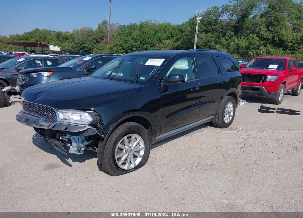 2022 DODGE DURANGO SXT AWD VIN: 1C4RDJAG2NC103665