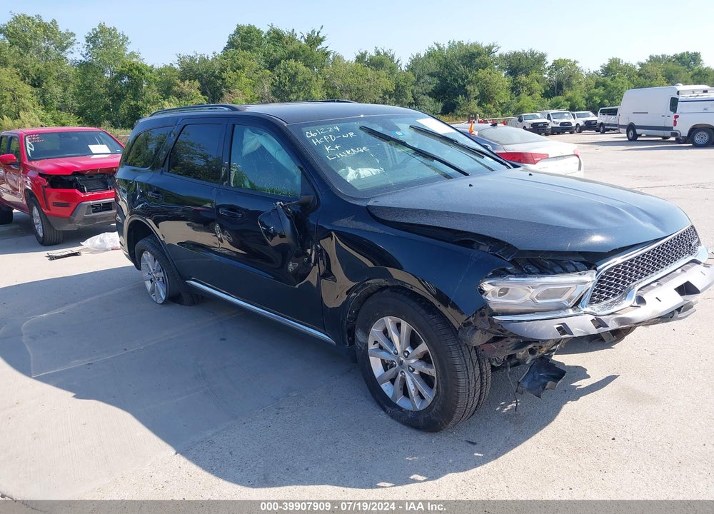 2022 DODGE DURANGO SXT AWD VIN: 1C4RDJAG2NC103665