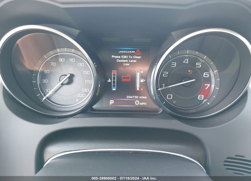 2015 JAGUAR F-TYPE R VIN: SAJWA6DA4FMK20788