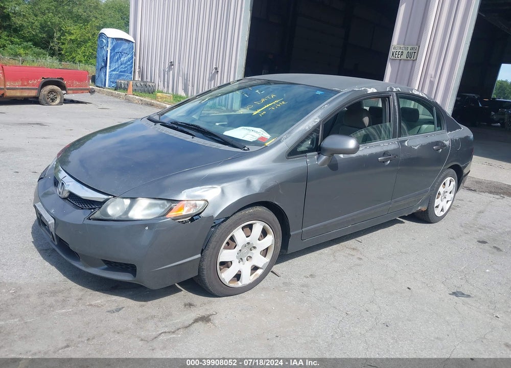 2009 HONDA CIVIC LX VIN: 2HGFA16529H524809