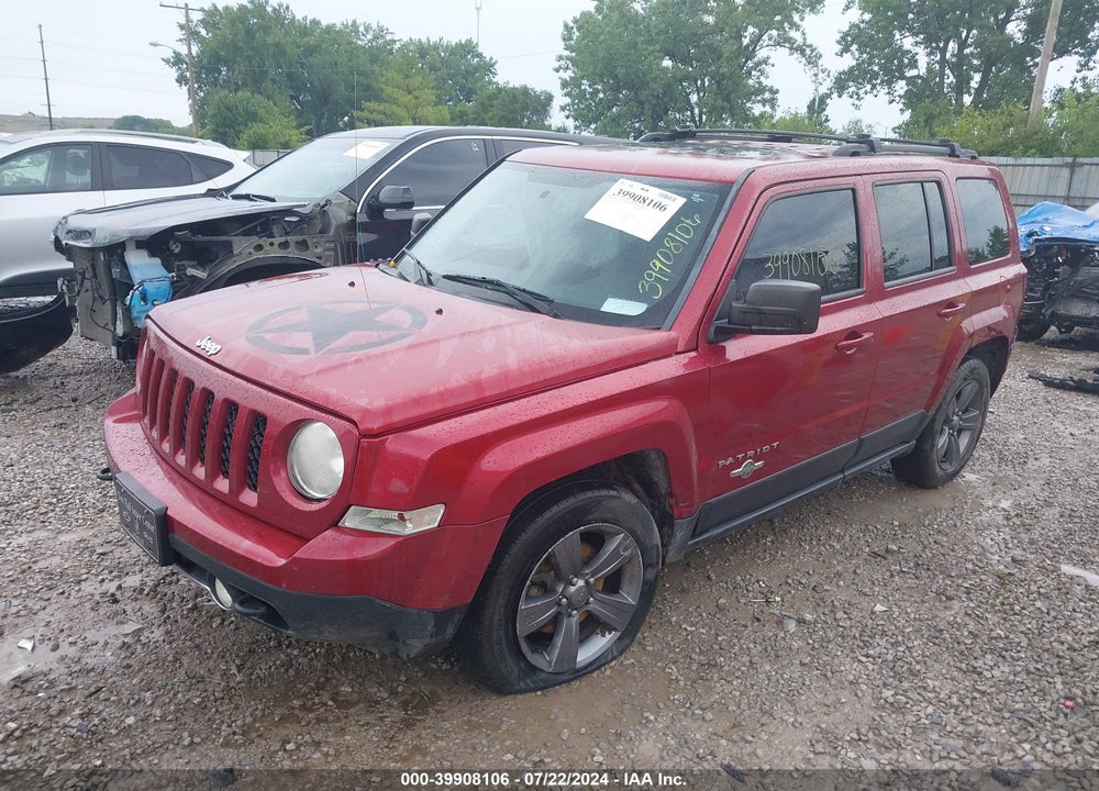 2014 JEEP PATRIOT LATITUDE VIN: 1C4NJRFB2ED588726