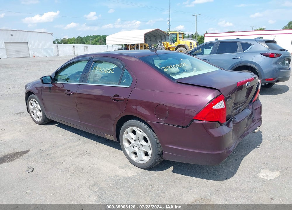 2011 FORD FUSION SE VIN: 3FAHP0HAXBR329826