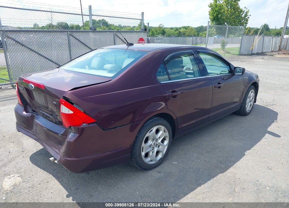 2011 FORD FUSION SE VIN: 3FAHP0HAXBR329826