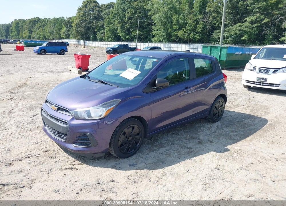 2016 CHEVROLET SPARK LS CVT VIN: KL8CB6SA3GC571810