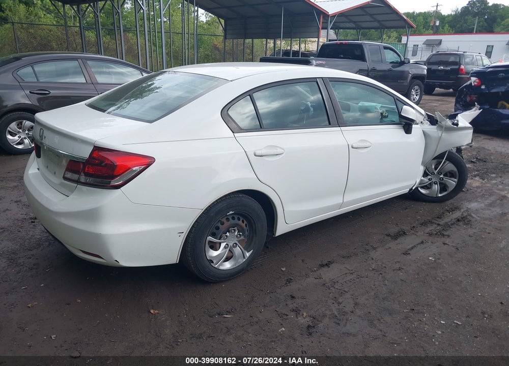 2013 HONDA CIVIC LX VIN: 19XFB2F51DE092459