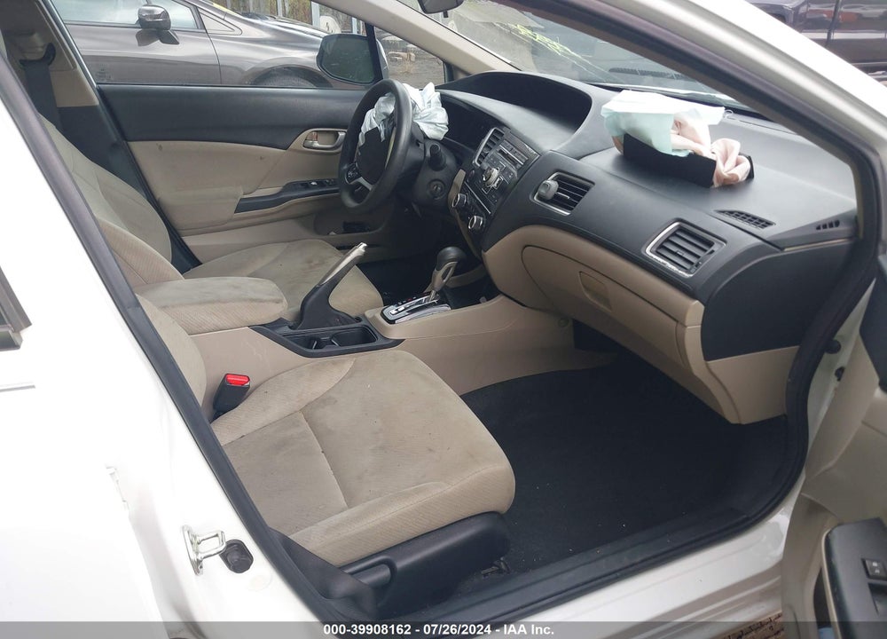 2013 HONDA CIVIC LX VIN: 19XFB2F51DE092459