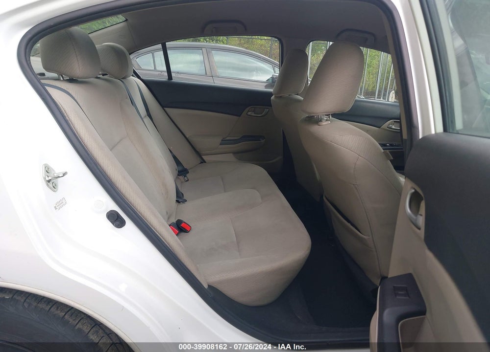2013 HONDA CIVIC LX VIN: 19XFB2F51DE092459
