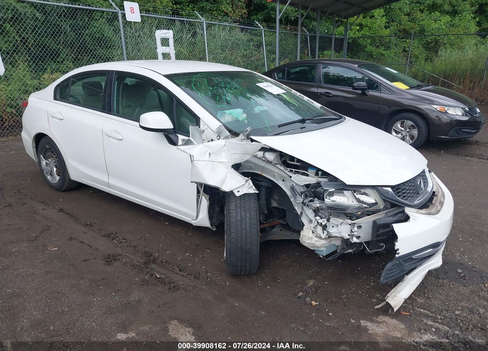 2013 HONDA CIVIC LX VIN: 19XFB2F51DE092459