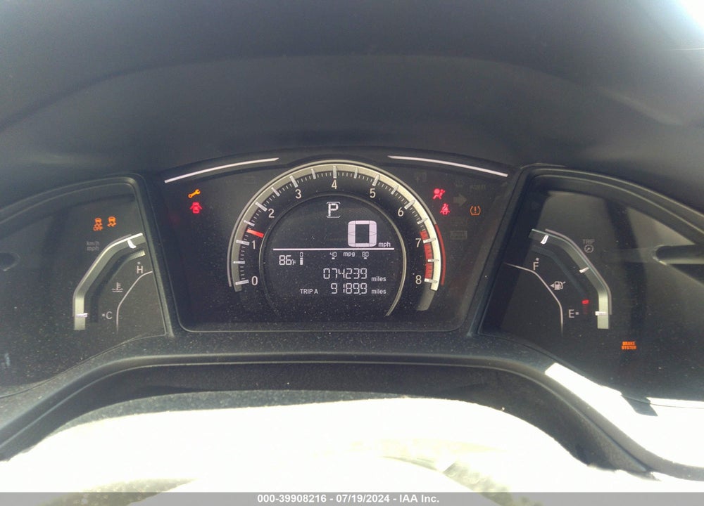 2017 HONDA CIVIC LX VIN: 2HGFC4B57HH301374