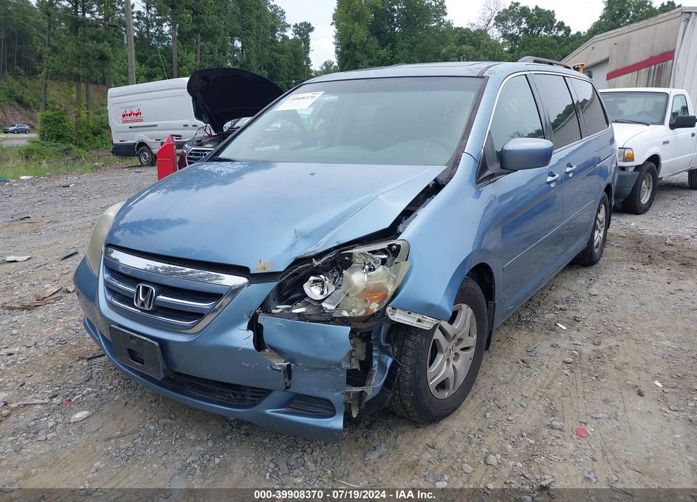 2005 HONDA ODYSSEY EX-L VIN: 5FNRL38635B125608