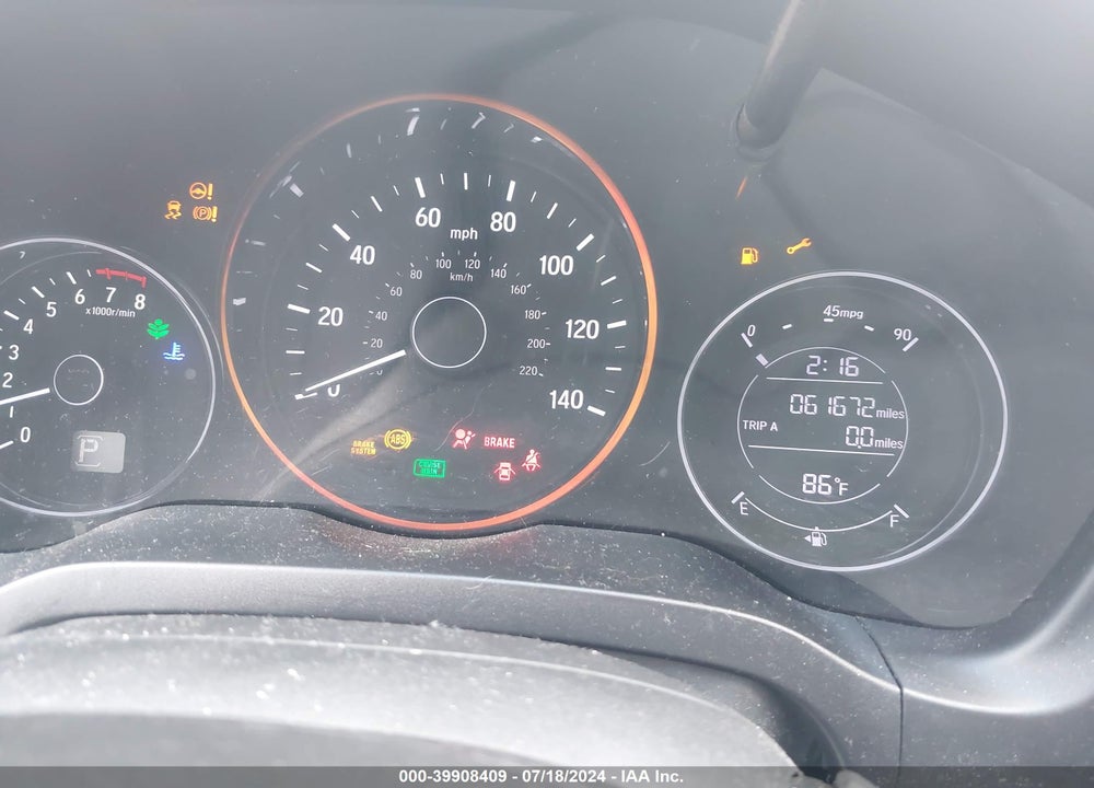 2018 HONDA HR-V EX-L VIN: 3CZRU6H71JM724868