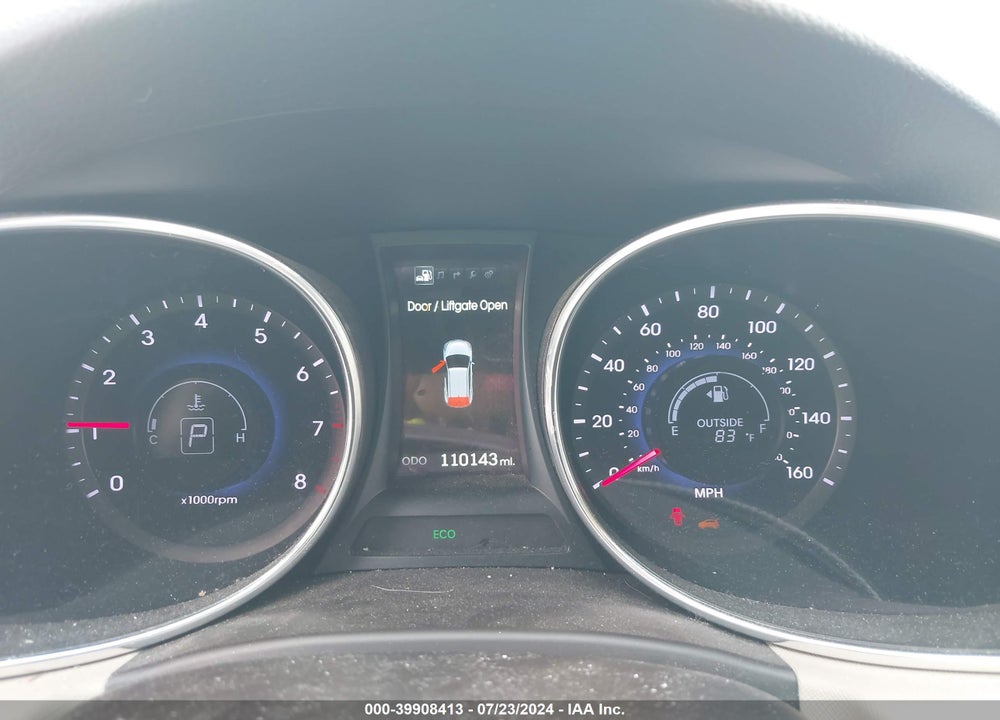 2016 HYUNDAI SANTA FE SPORT 2.4L VIN: 5XYZU3LB7GG307034