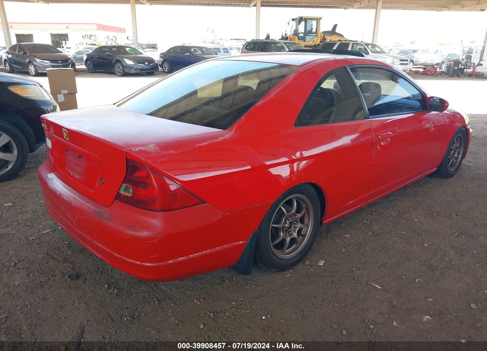 2003 HONDA CIVIC EX VIN: 1HGEM22943L074009